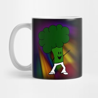 Disco Dancing Broccoli Mug